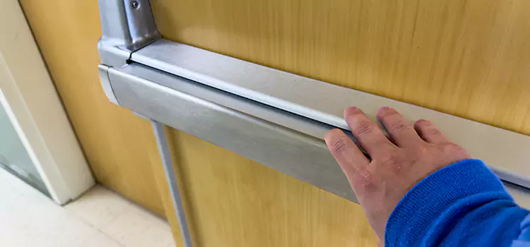 Installing a Push Bar on a Door Rochester
